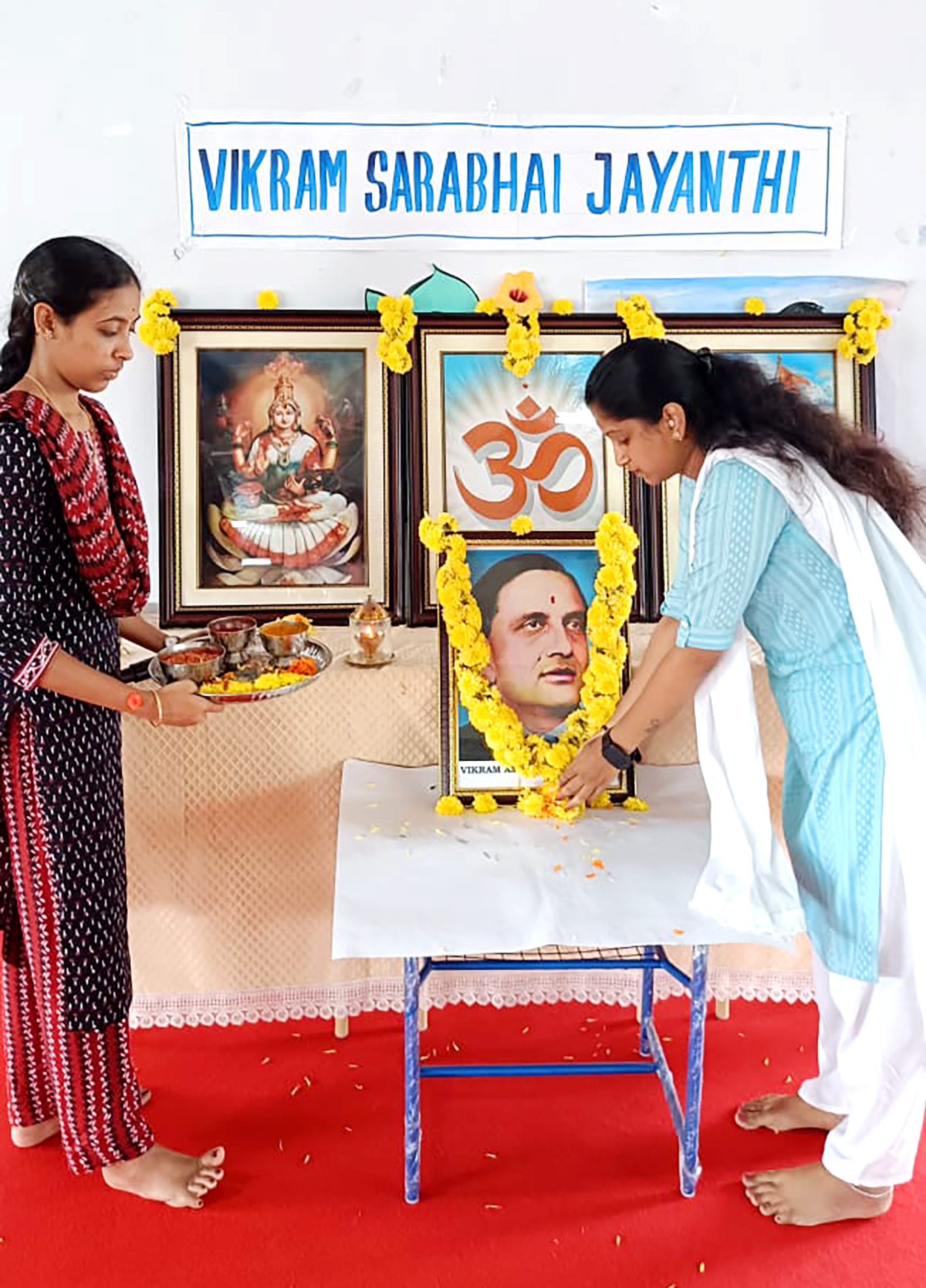 The Birth Anniversary of Dr. Vikram Sarabhai in RVK - Hassan (3)