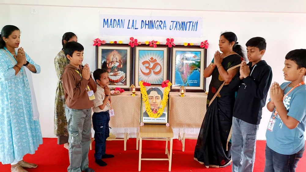 Madan Lal Dhingra Jayanti Celebration in RVK - Hassan (1)