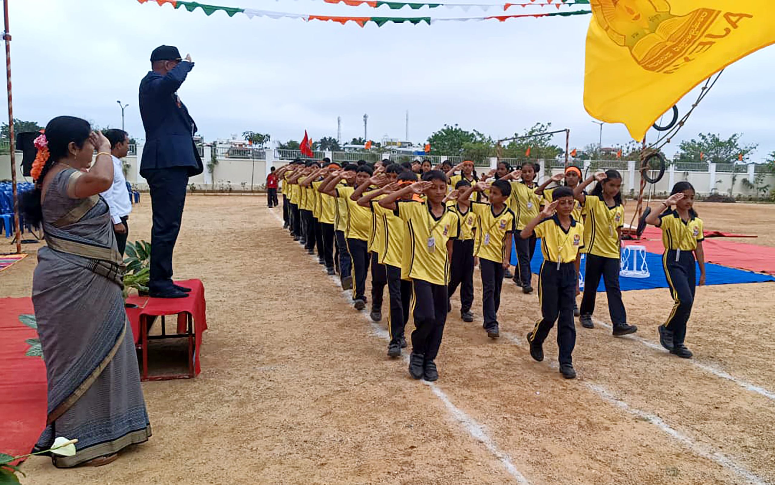 RVK - Hassan Celebrates 77th Republic Day (12)