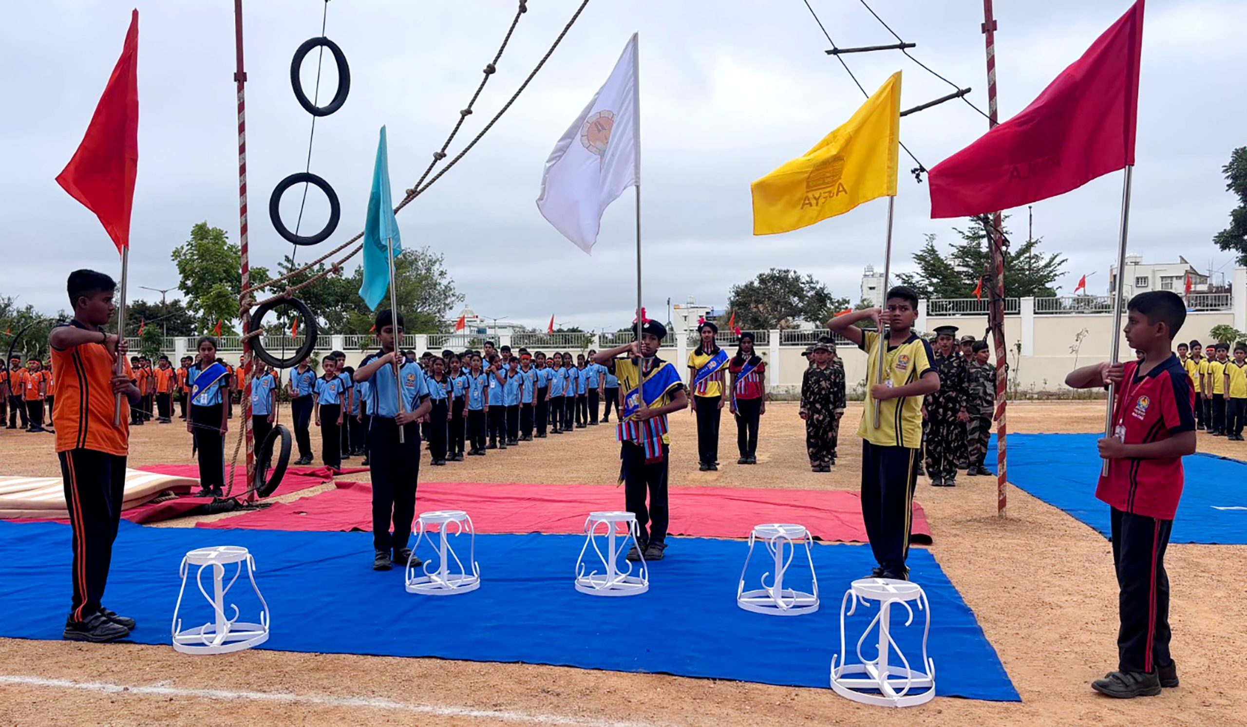 RVK - Hassan Celebrates 77th Republic Day (15)