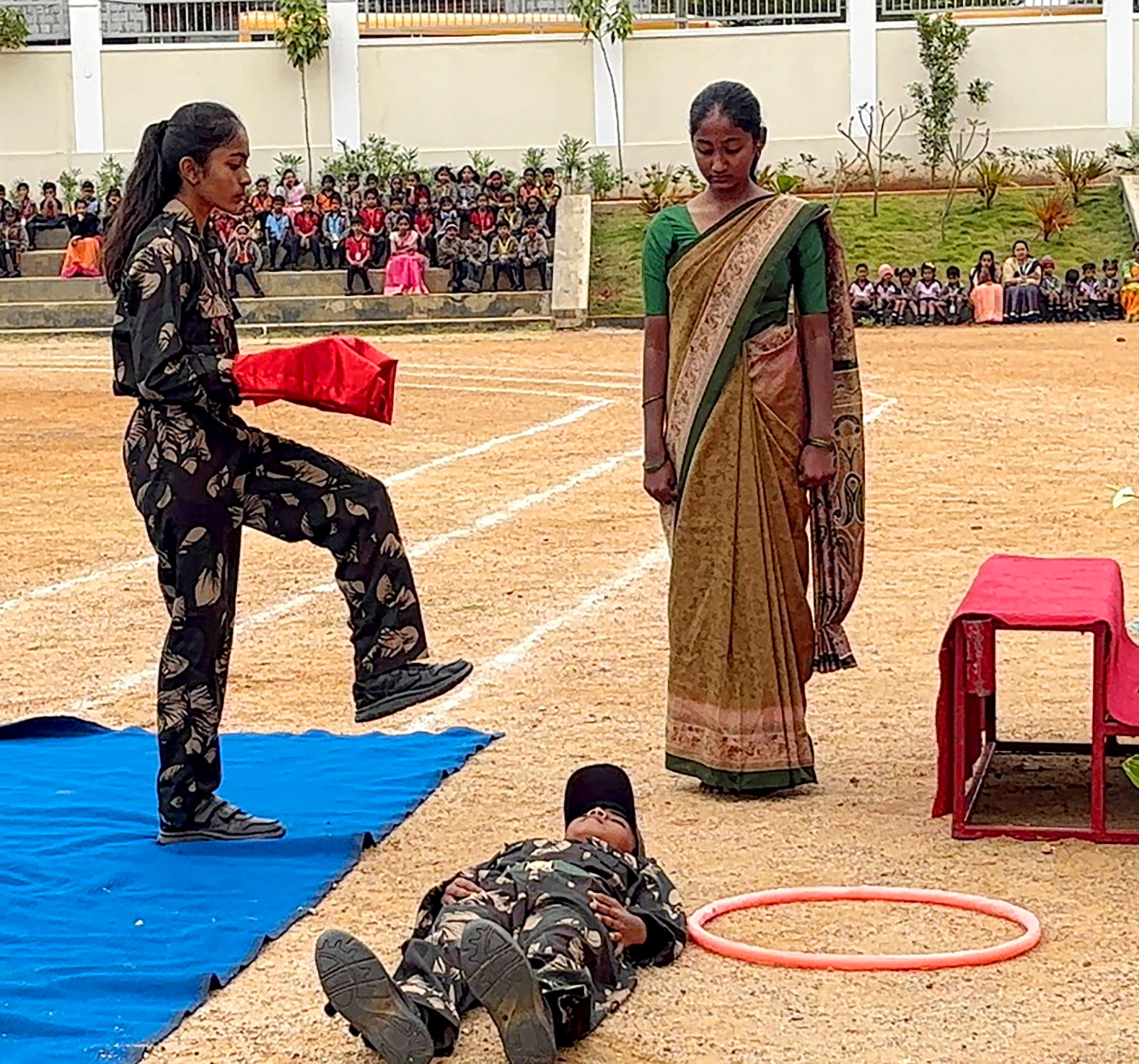 RVK - Hassan Celebrates 77th Republic Day (5)