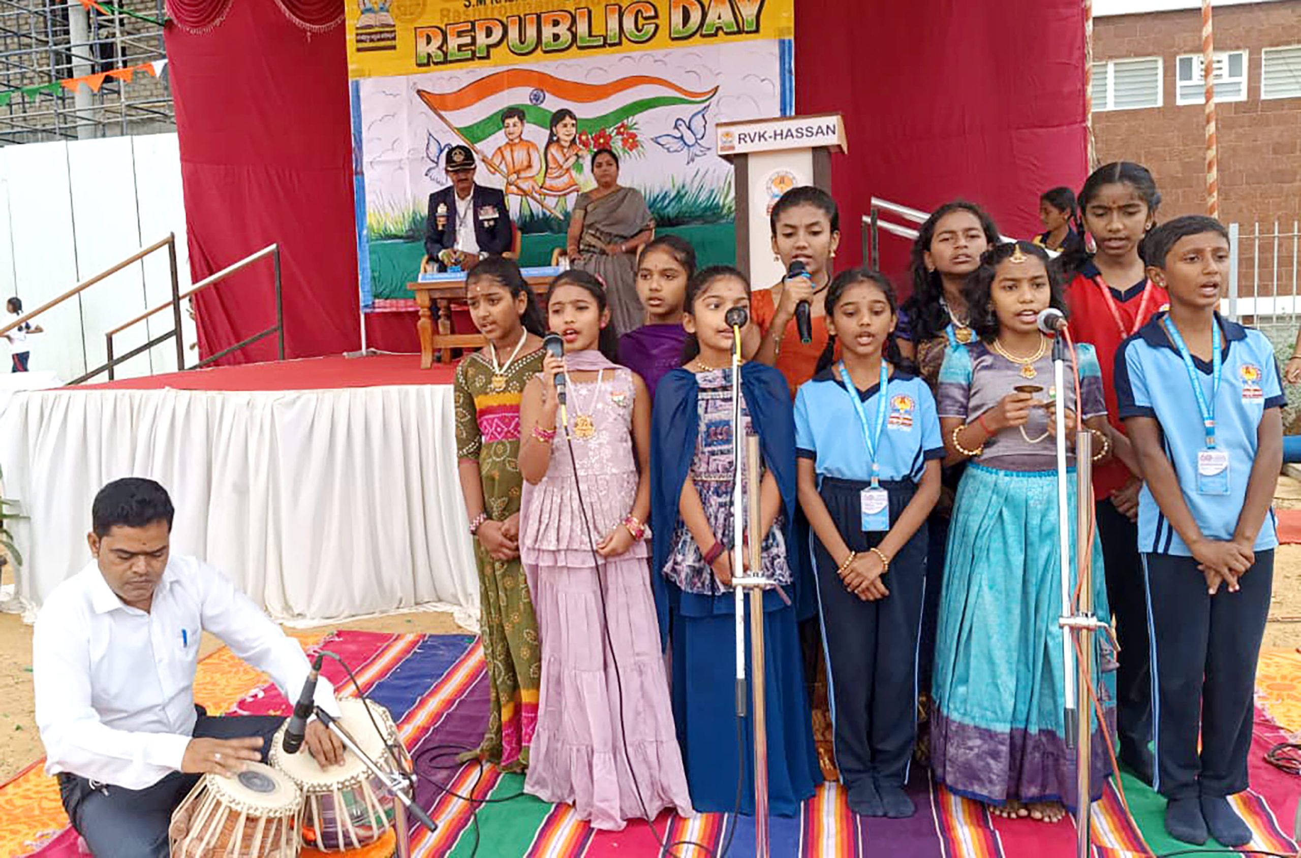 RVK - Hassan Celebrates 77th Republic Day (8)