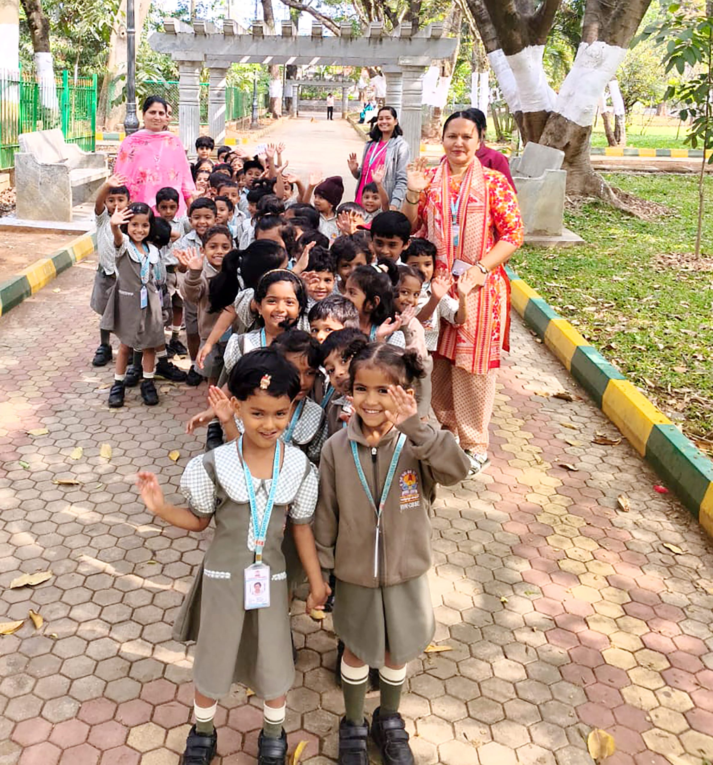 RVK – Hassan UKG students visited Maharaja Park, Hassan at 4.34.03 PM (2)