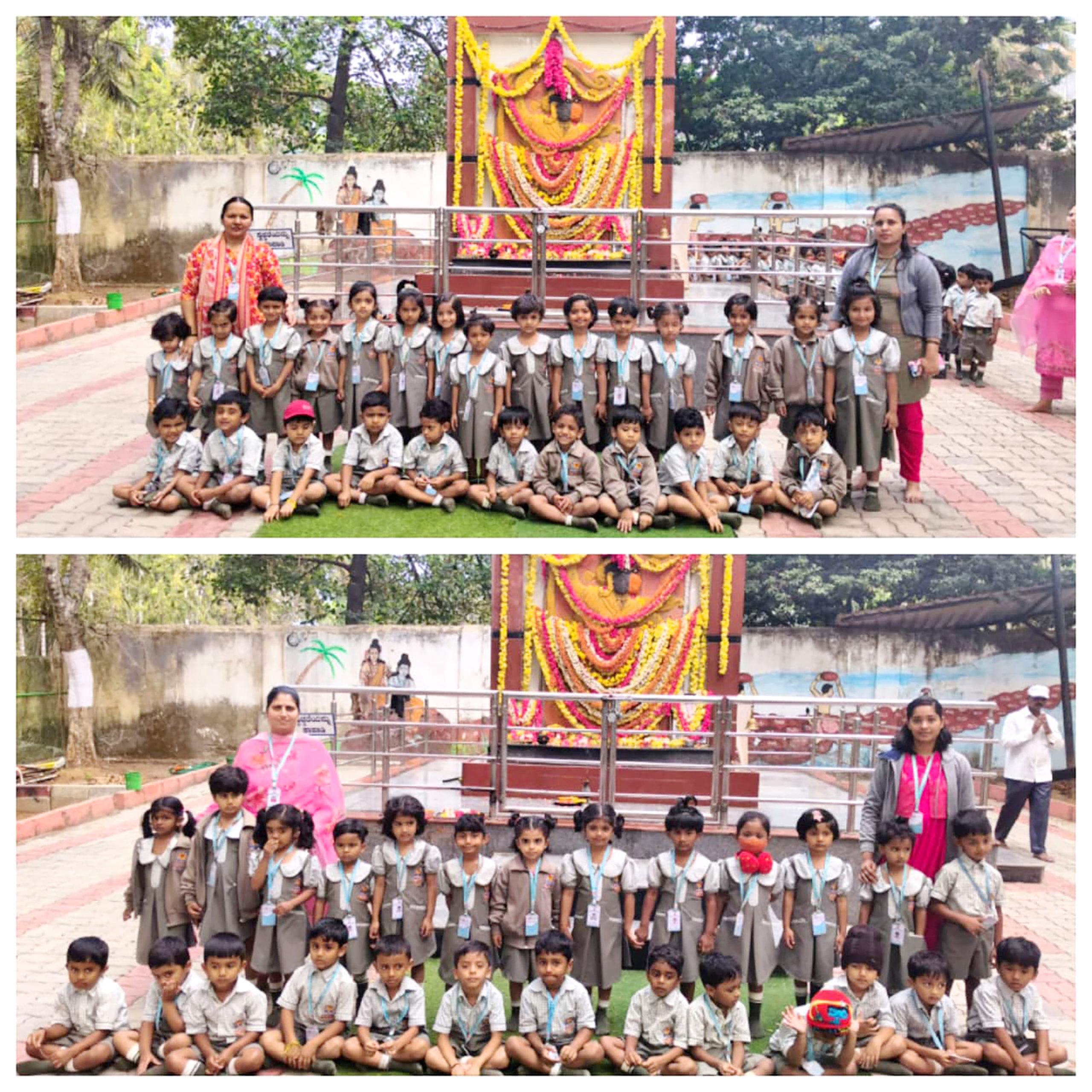 RVK – Hassan UKG students visited Maharaja Park, Hassan at 4.34.04 PM
