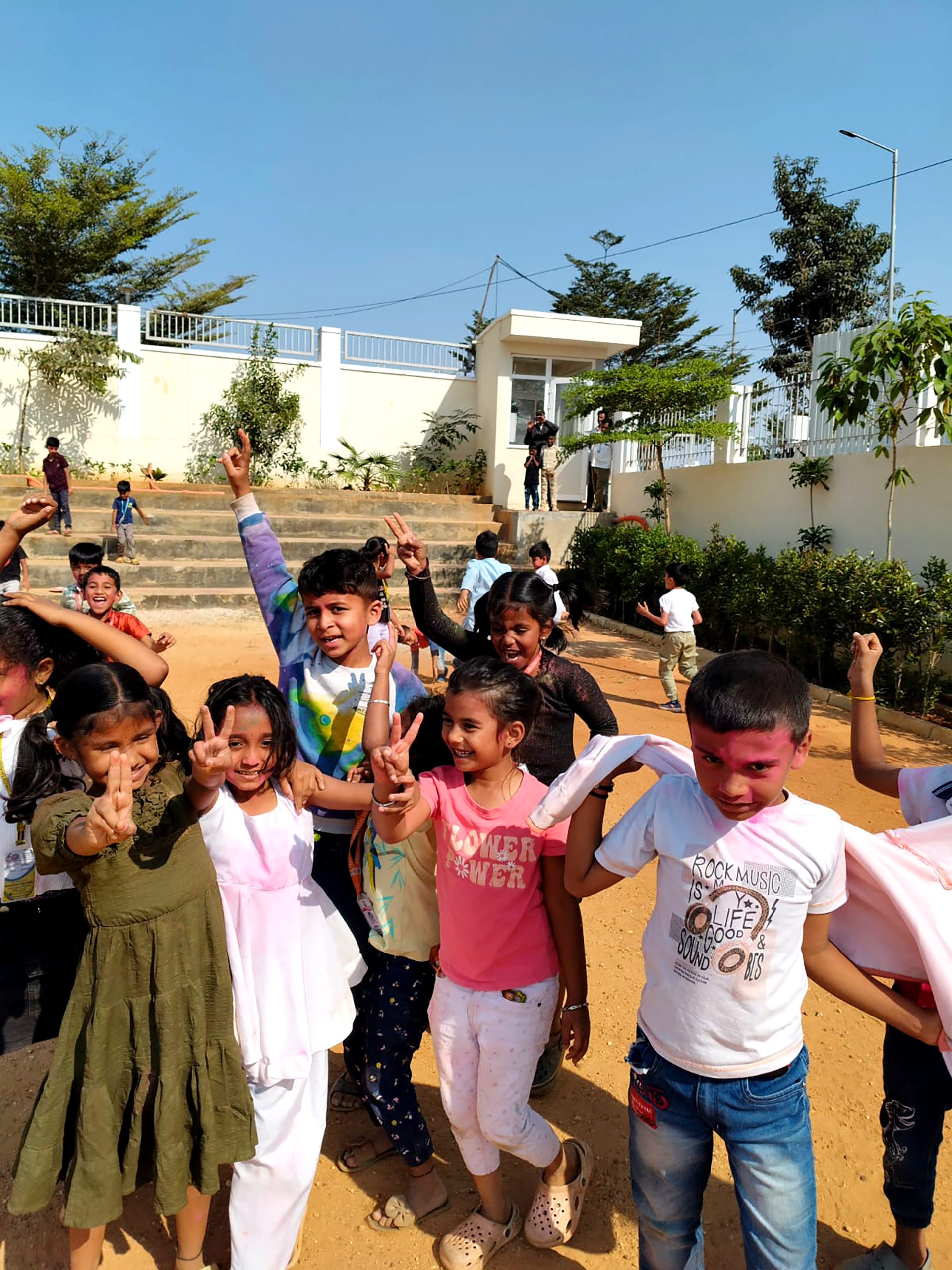 Holi Celebrations at RVK – Hassan at 6.35.42 PM