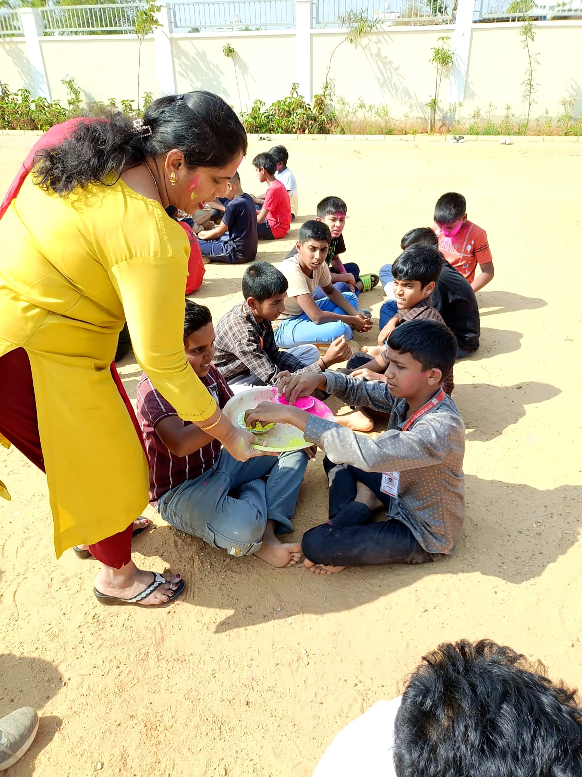 Holi Celebrations at RVK – Hassan at 6.35.45 PM