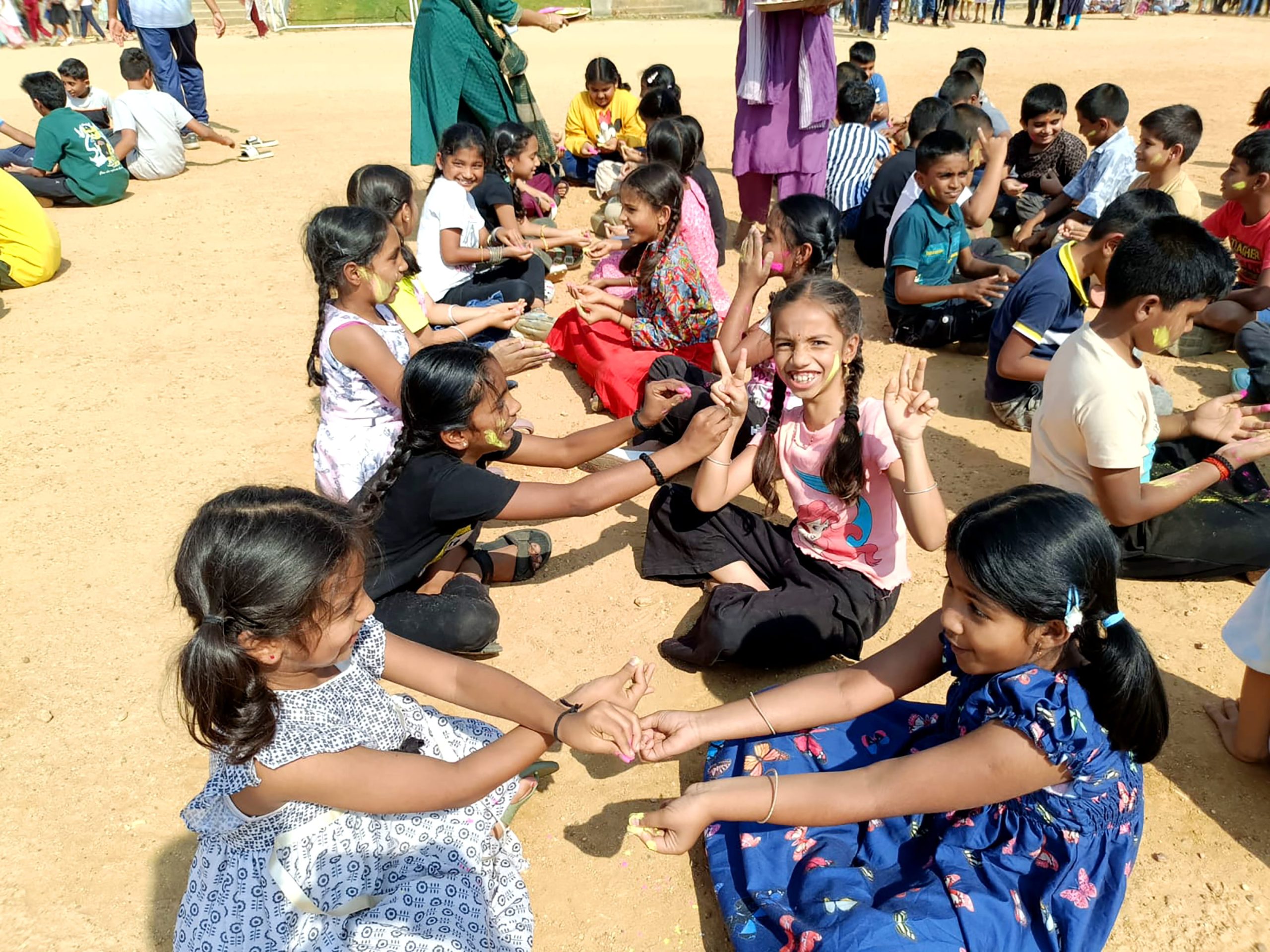 Holi Celebrations at RVK – Hassan at 6.35.46 PM