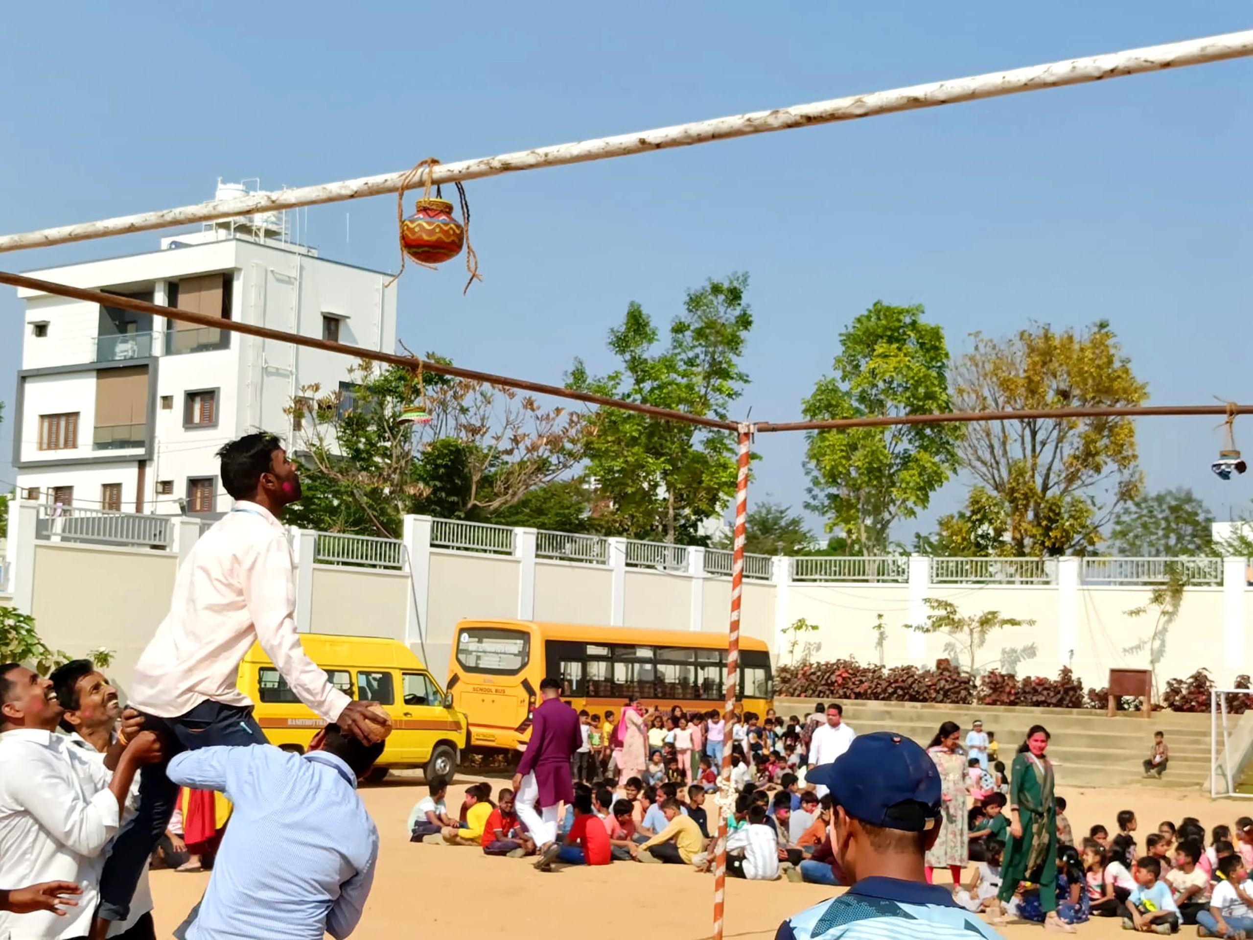 Holi Celebrations at RVK – Hassan at 6.35.47 PM