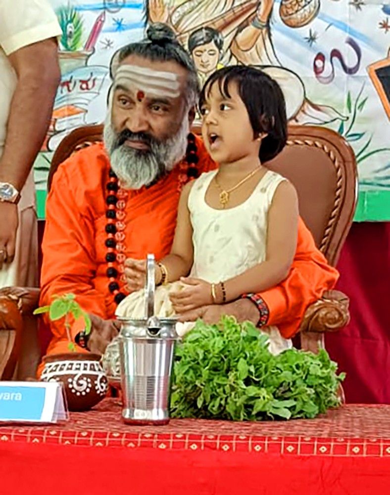Aksharabhyasa and Vidyarambha Programme in Hasana (12)