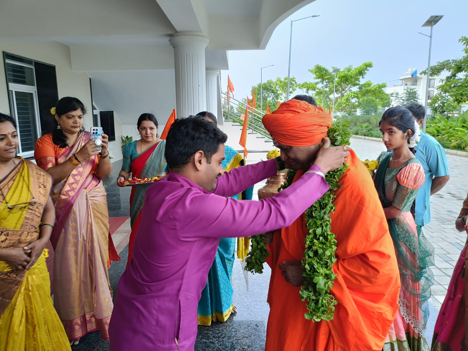 Vidyarambha Program Celebrated at RVK - Hassan (5)