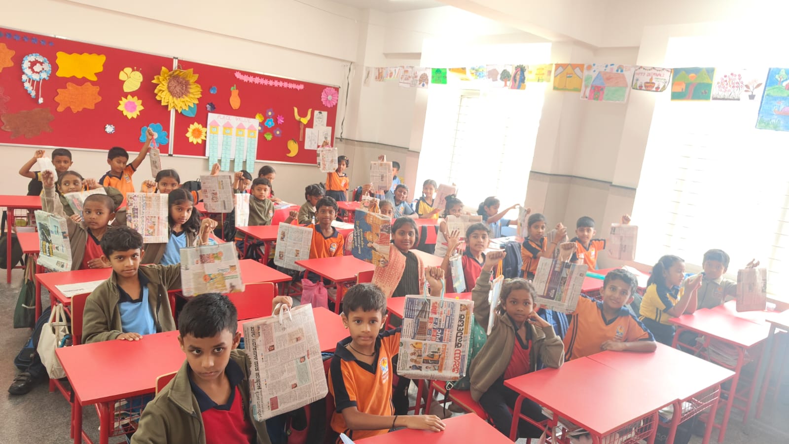 RVK – Hassan Conducted Student Development Programme (SDP) - PAPER BAG MAKING (7)
