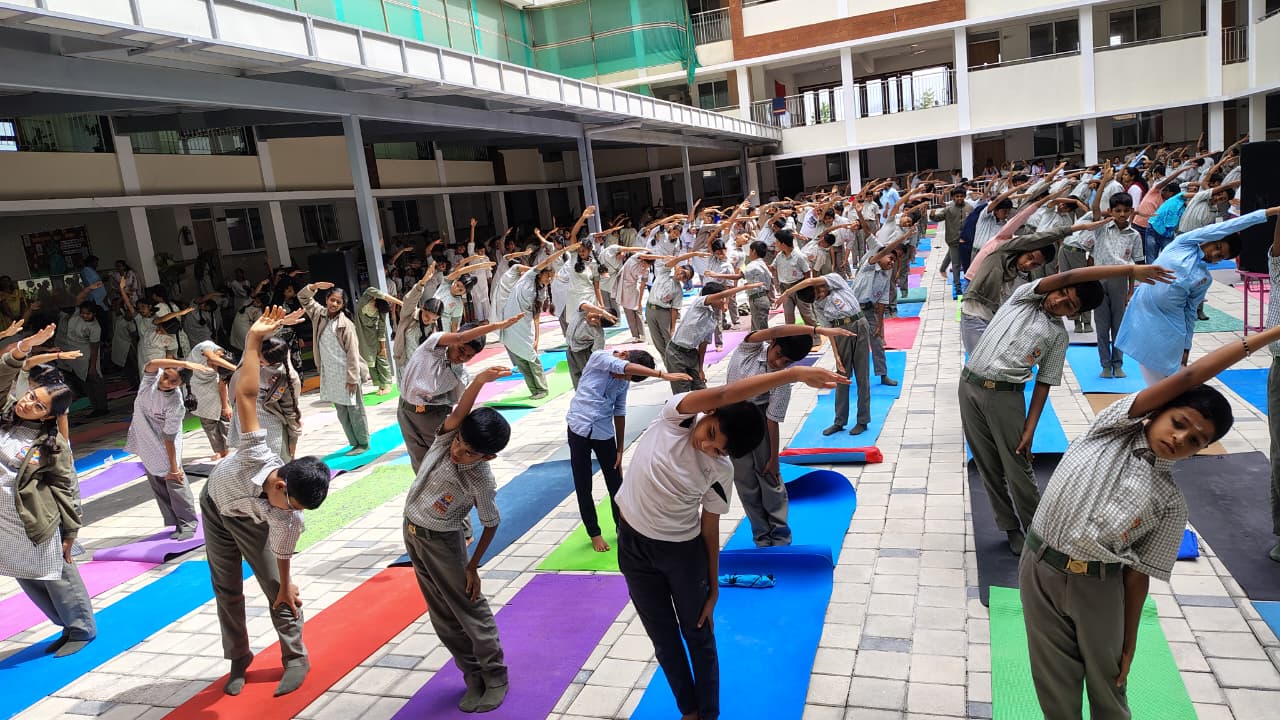 RVK – Hassan Observes International Yaga Day (2)