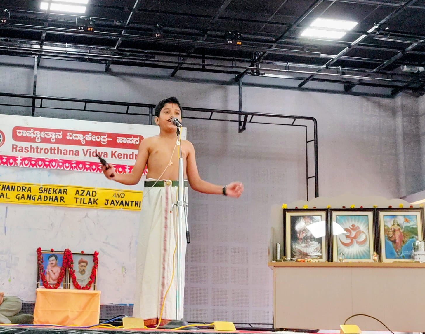 Azad and Tilak Jayanti Celebrated at RVK - Hassan (6)