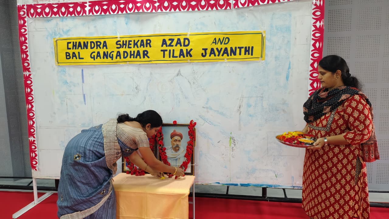 Azad and Tilak Jayanti Celebrated at RVK - Hassan (7)