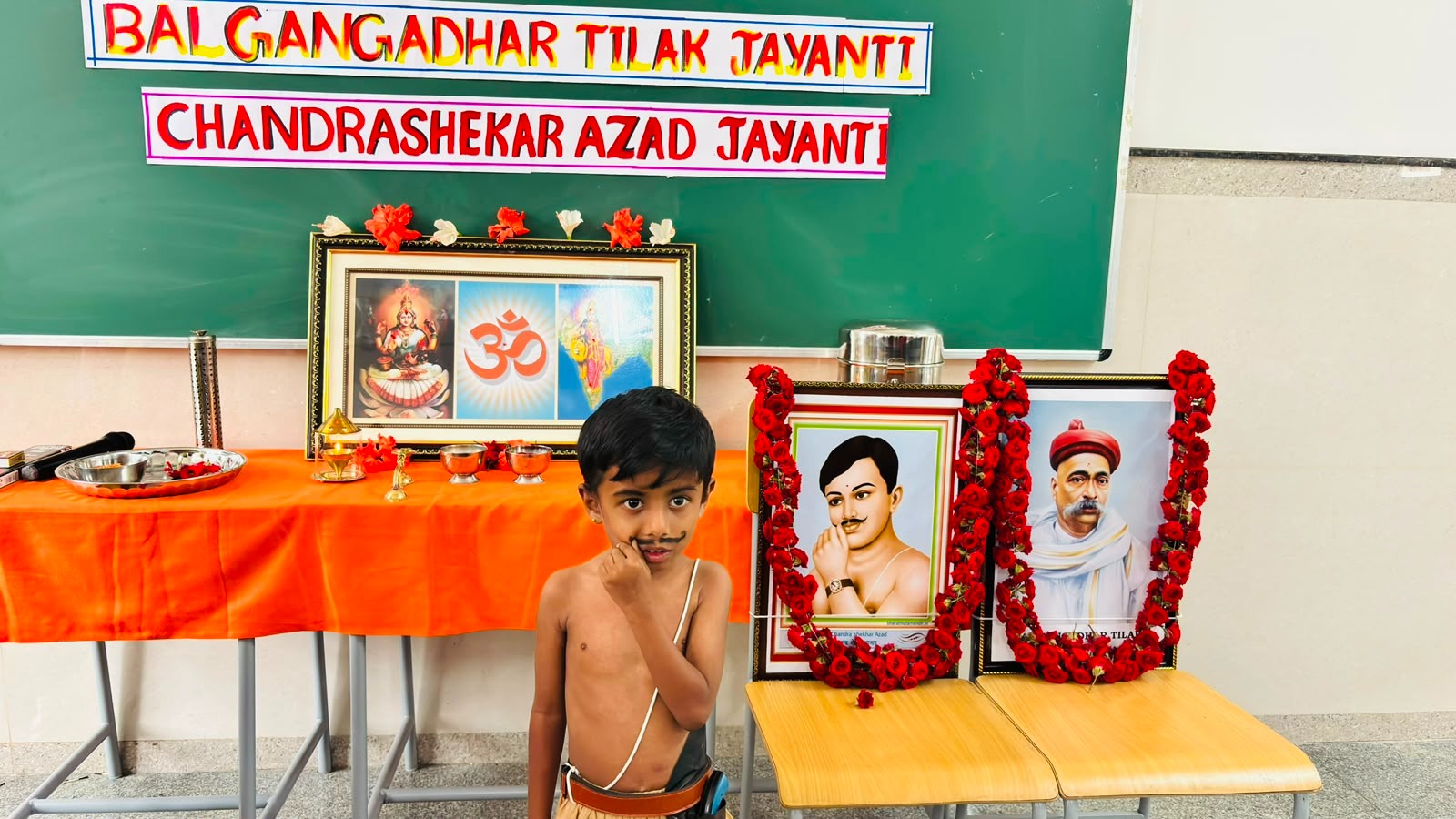 Azad and Tilak Jayanti Celebrated at RVK - Hassan (8)