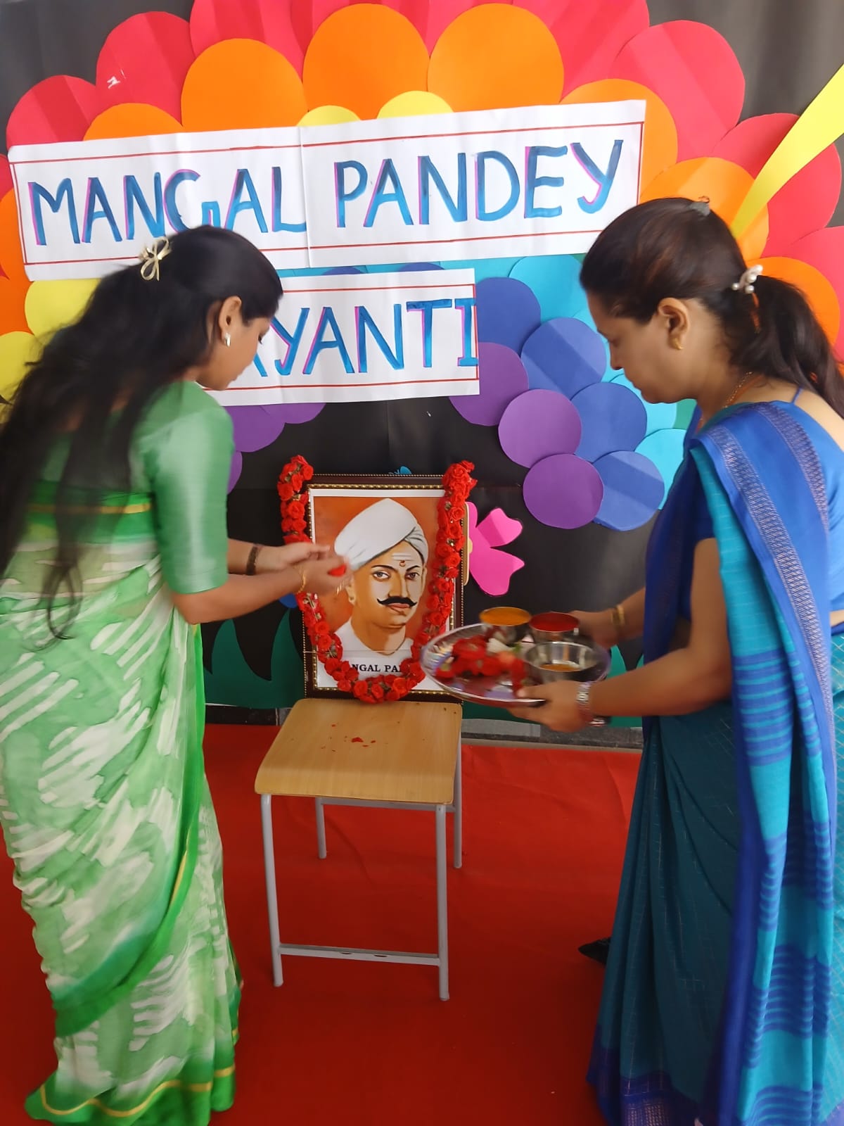 Mangal Pandey Jayanti Celebrated at RVK - Hassan (6)