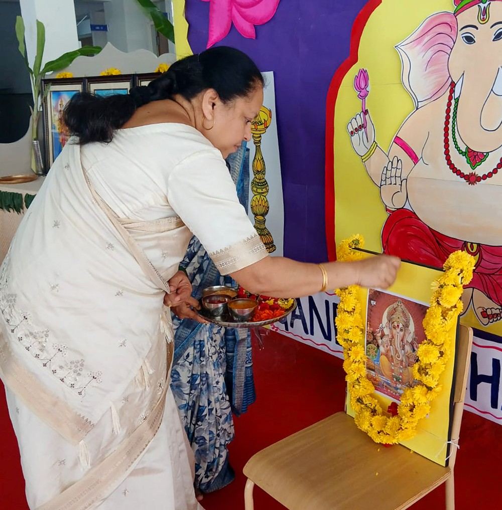 Ganesh Chaturthi Celebrated with Devotion at RVK - Hassan1