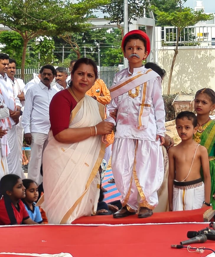 Grand 80th Independence Day Celebration at RVK - Hassan (6)