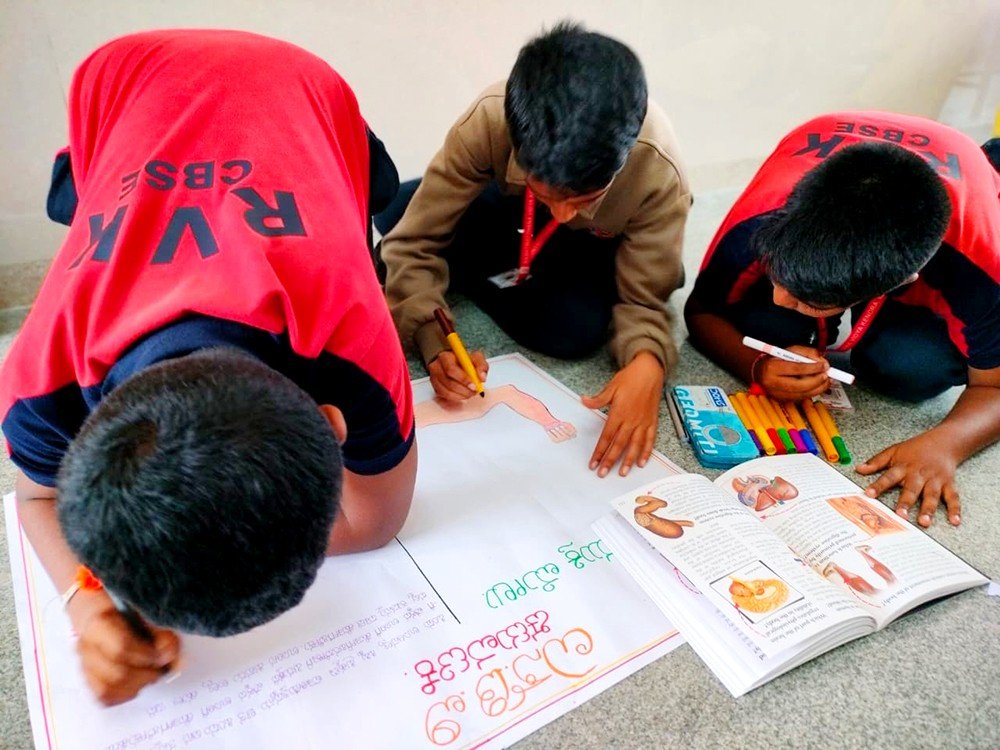 Kannada Literature Club Organises Storytelling Event at RVK – Hassan (3)