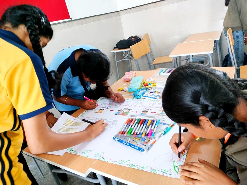 Kannada Literature Club Organises Storytelling Event at RVK – Hassan (4)