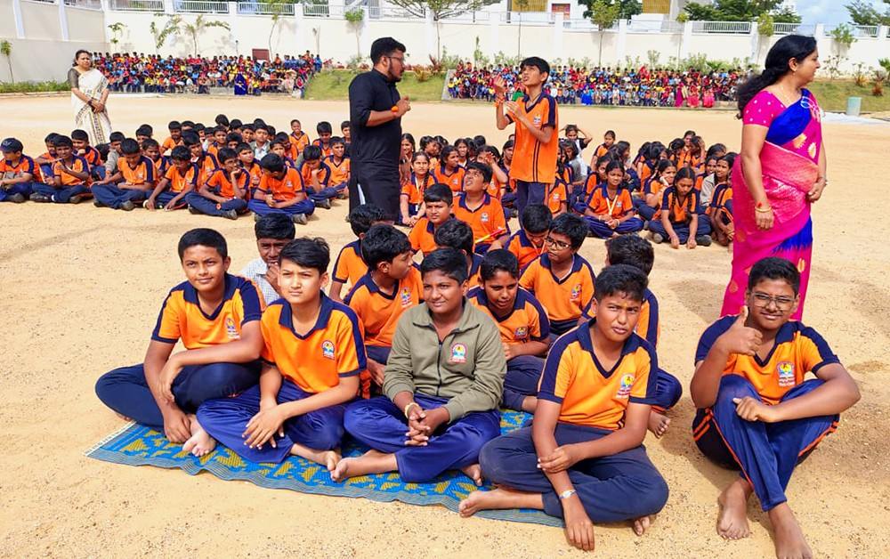 Krishna Janmashtami Celebrated with Devotional Fervour at RVK - Hassan 10