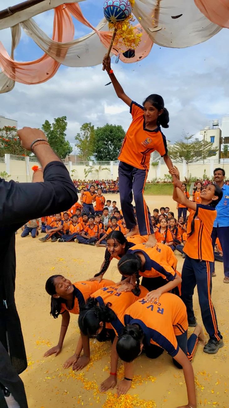 Krishna Janmashtami Celebrated with Devotional Fervour at RVK - Hassan 11