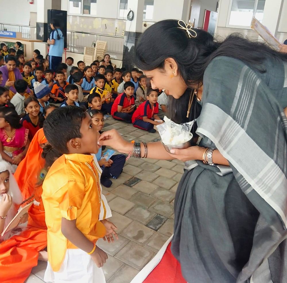 Krishna Janmashtami Celebrated with Devotional Fervour at RVK - Hassan 4