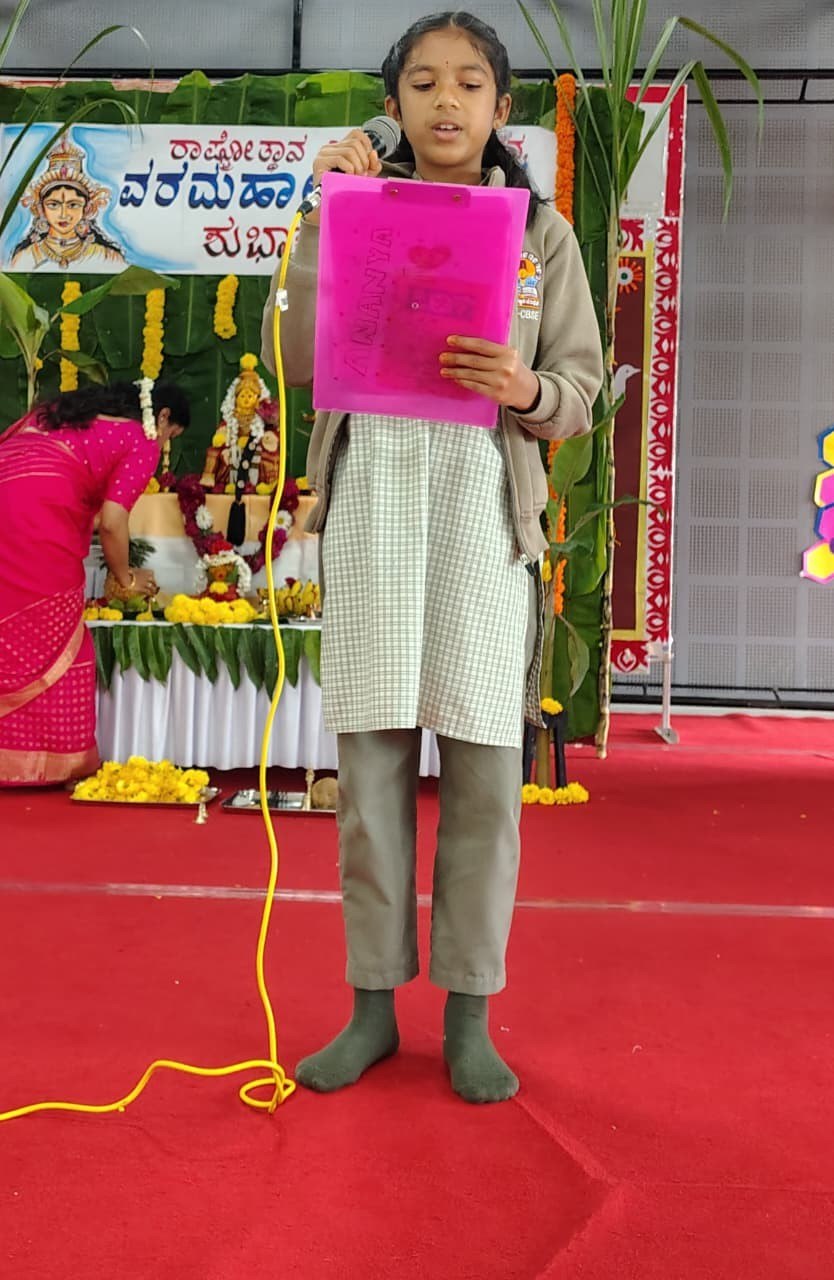 Varamahalakshmi Vrat Celebrated at RVK - Hassan (2)