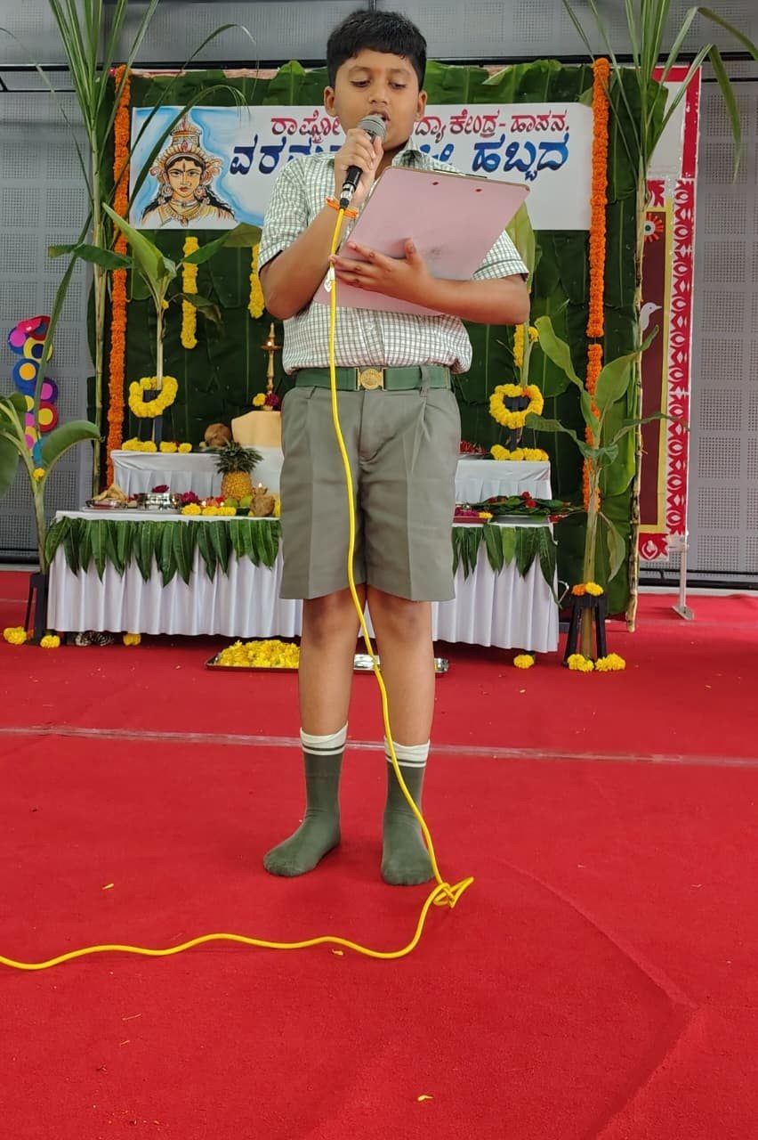 Varamahalakshmi Vrat Celebrated at RVK - Hassan (5)